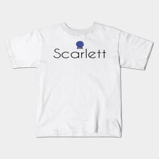 Scarlett Cute Squid Cartoon Kids T-Shirt